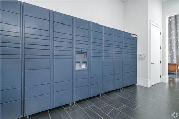 Amazon hub package locker service